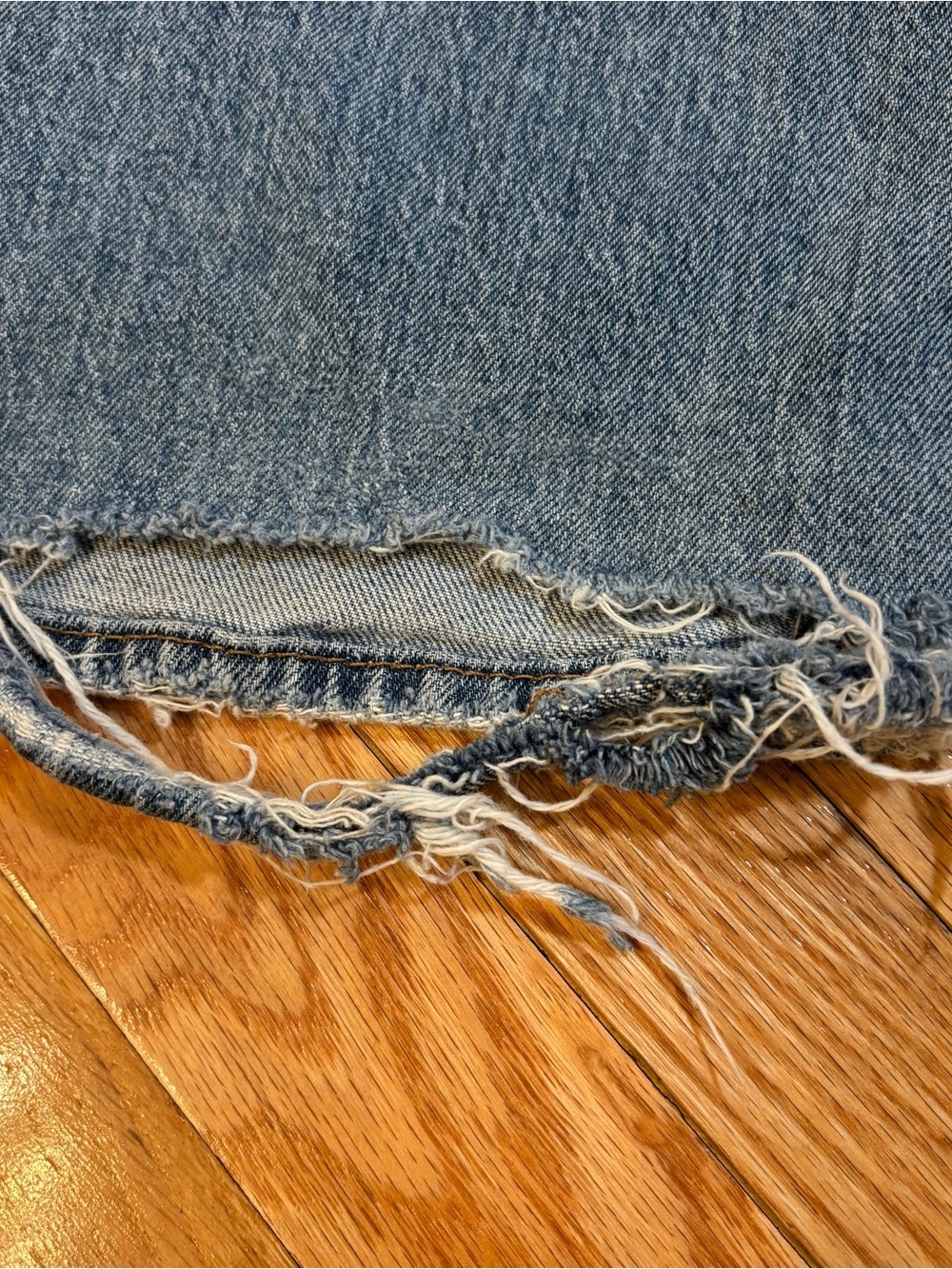 BDG Urban Outfitters, Wide-Leg High-Rise Jeans, Vintage Blue Denim, 25, Size 0 - Picture 10 of 15